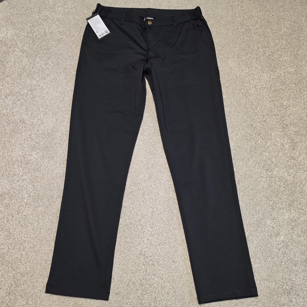 Barbell Apparel Anything Chino  Pants Mens 34 (34x32.5) Black Water Repellent